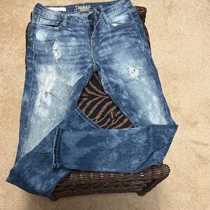 Diesel Men's Faded Blue Skinny Jeans